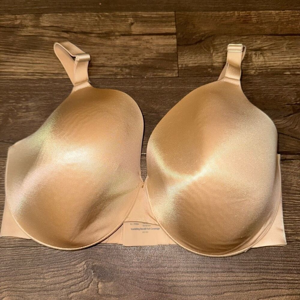 Soma nude satiny 36G vanishing back full coverage bra
